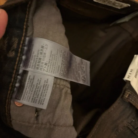 Men’s Levi’s 501 Straight-Leg Brown faded Jeans size 34/34 - Picture 7 of 12